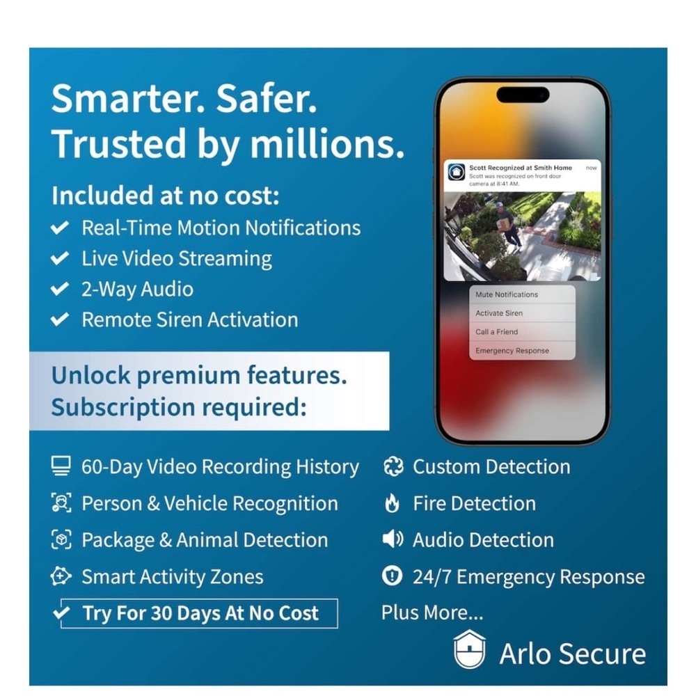 Arlo Live 2K Indoor HD Security Camera - Picture 5 of 6